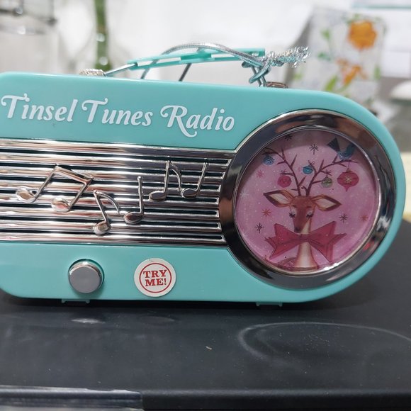Tinsel times Radio NOT WORKING Ornament ONLY - Picture 4 of 9